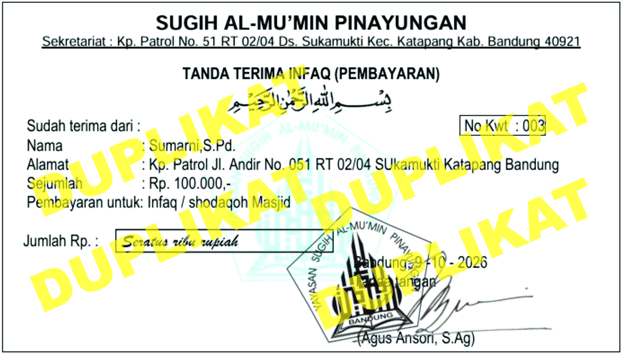Kegiatan Sosial